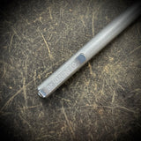 OZ "Little John" Titanium Pen, Gray Washed Smooth Body