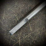 OZ "Little John" Titanium Pen, Stonewashed Smooth Body