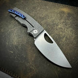 Standard Size Radial Roosevelt - Elmax Blade. ZircuTi Clip & Backspacer