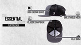 OZ Flat Bill Trucker Snapback Hat by "Branded Bills"